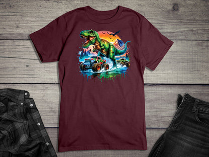 Dinosaur Trucks T-Shirt