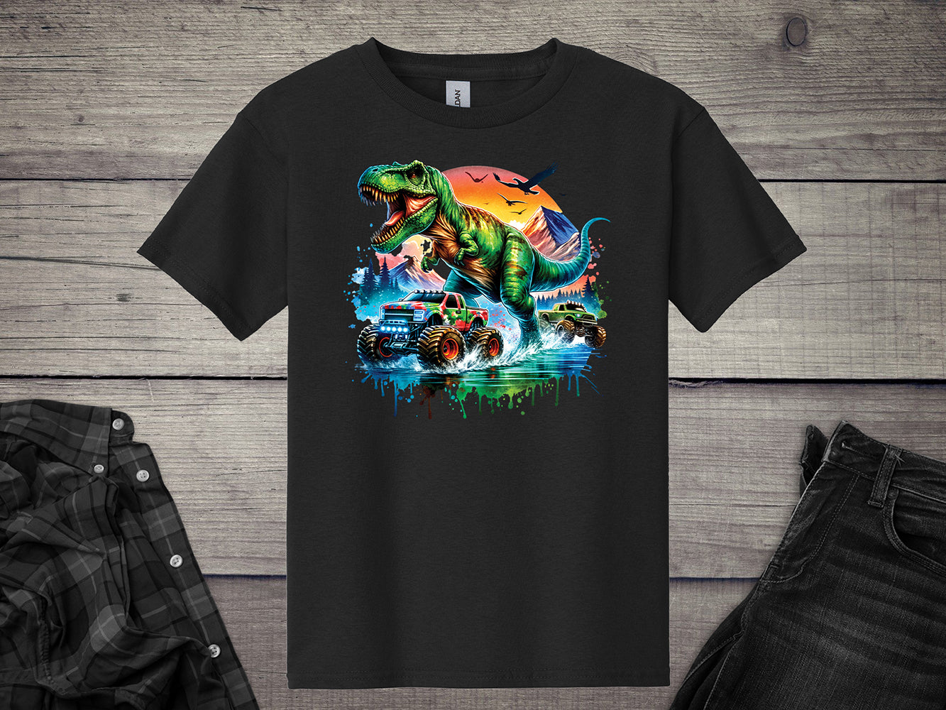 Dinosaur Trucks Youth T-Shirt