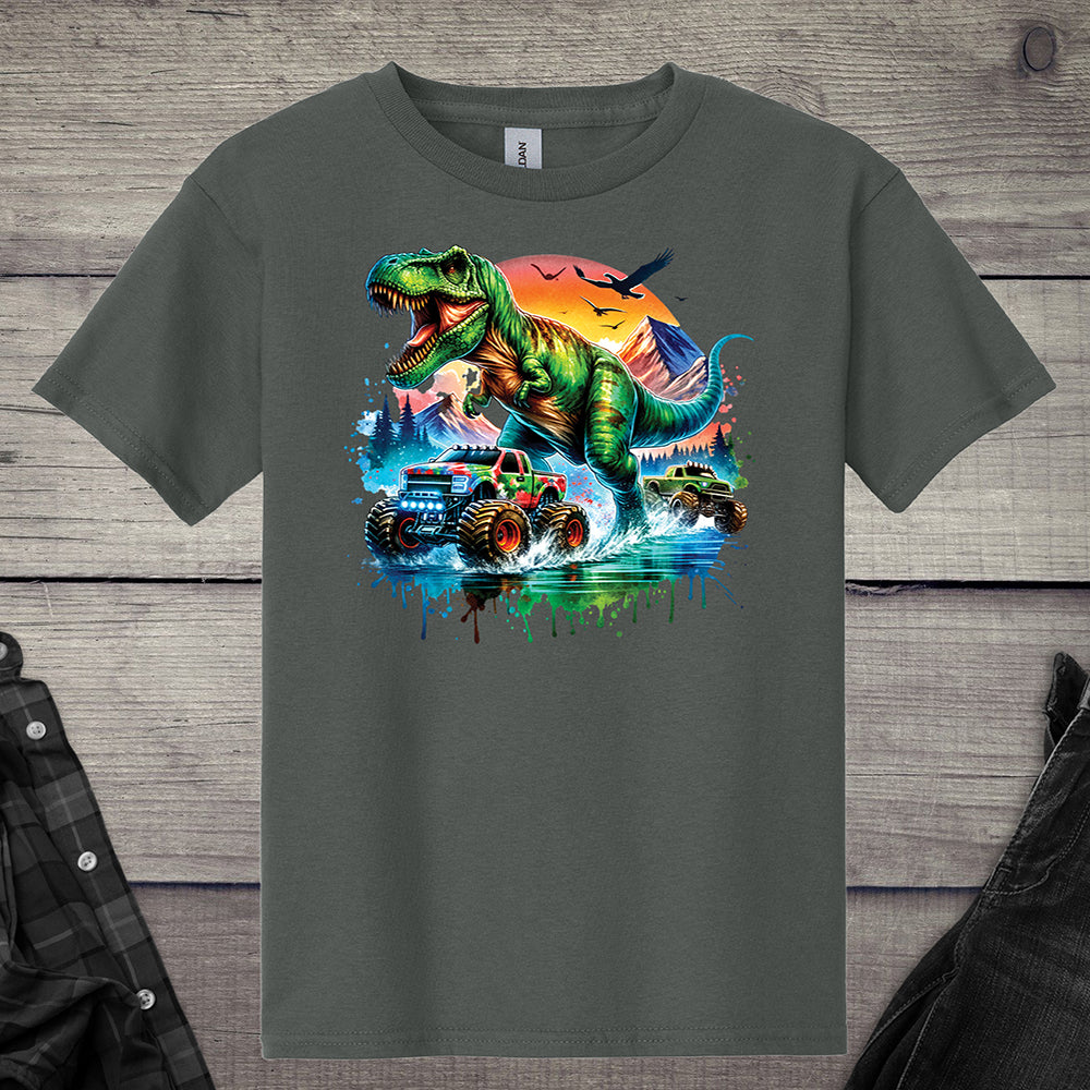 Dinosaur Trucks Youth T-Shirt