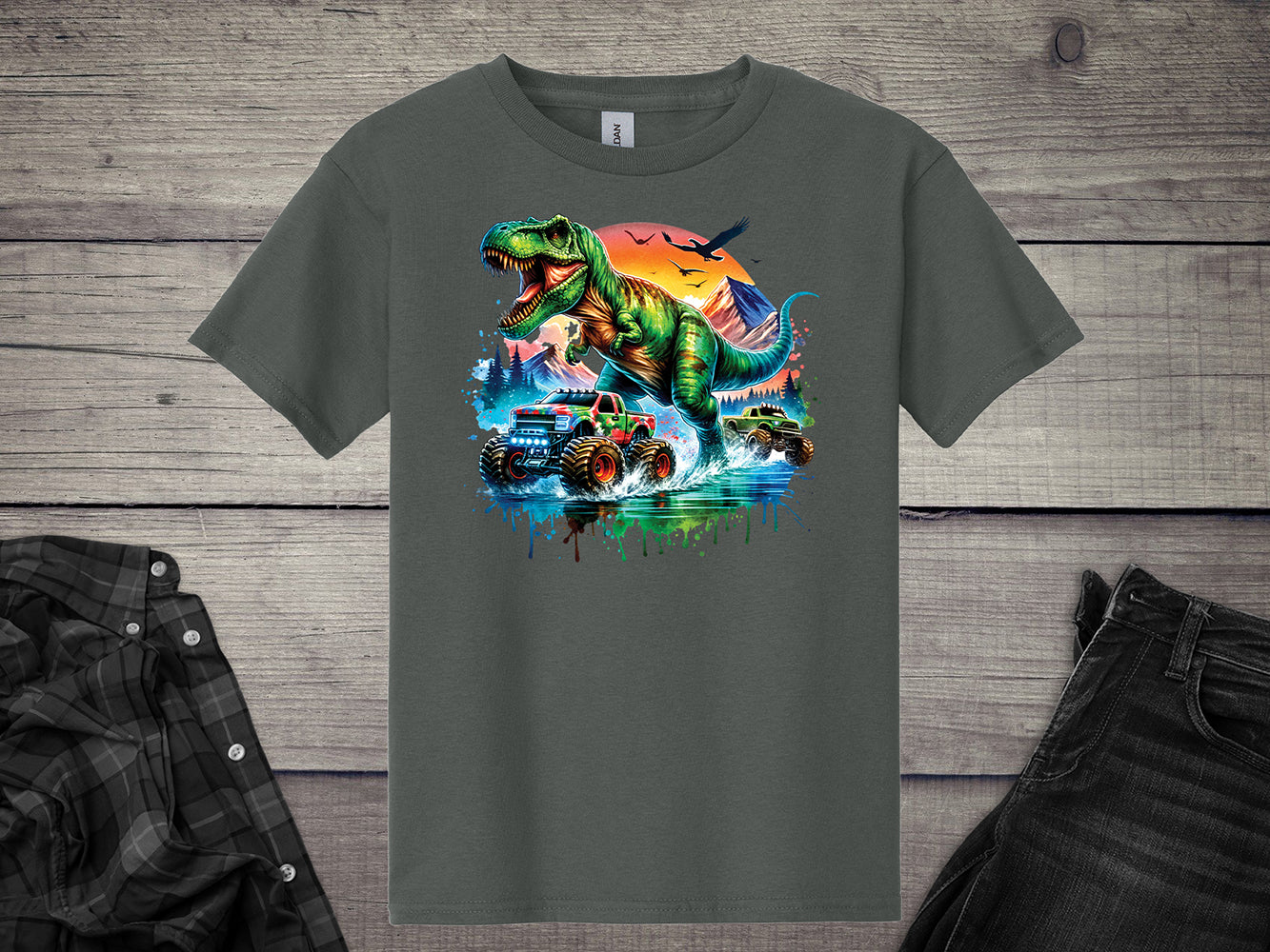 Dinosaur Trucks Youth T-Shirt