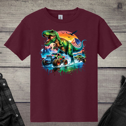 Dinosaur Trucks Youth T-Shirt