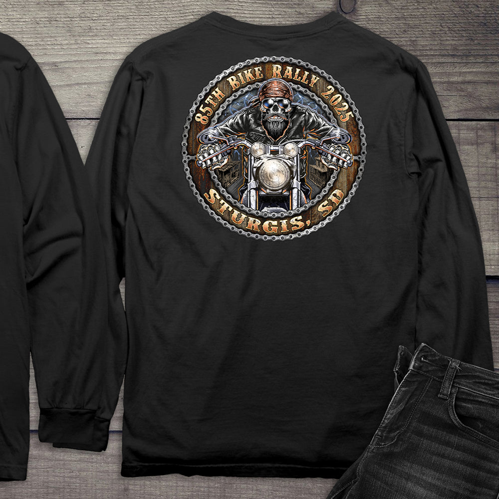 Sturgis Skull Biker Long Sleeve Tee