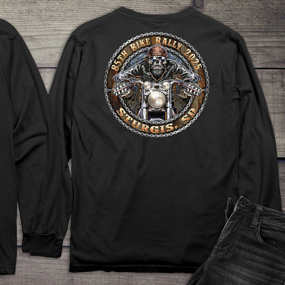 Sturgis Skull Biker Long Sleeve Tee
