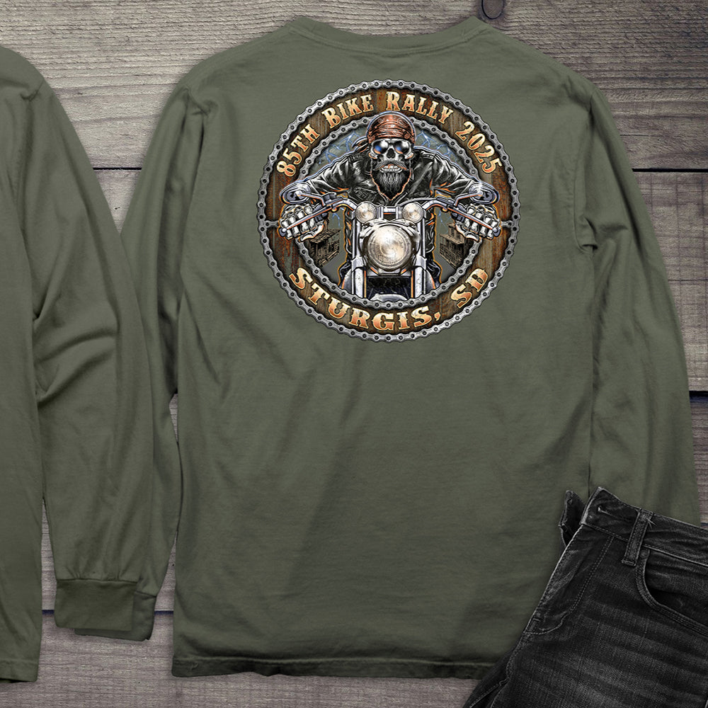 Sturgis Skull Biker Long Sleeve Tee