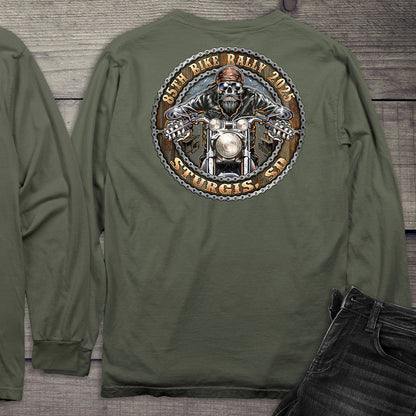 Sturgis Skull Biker Long Sleeve Tee