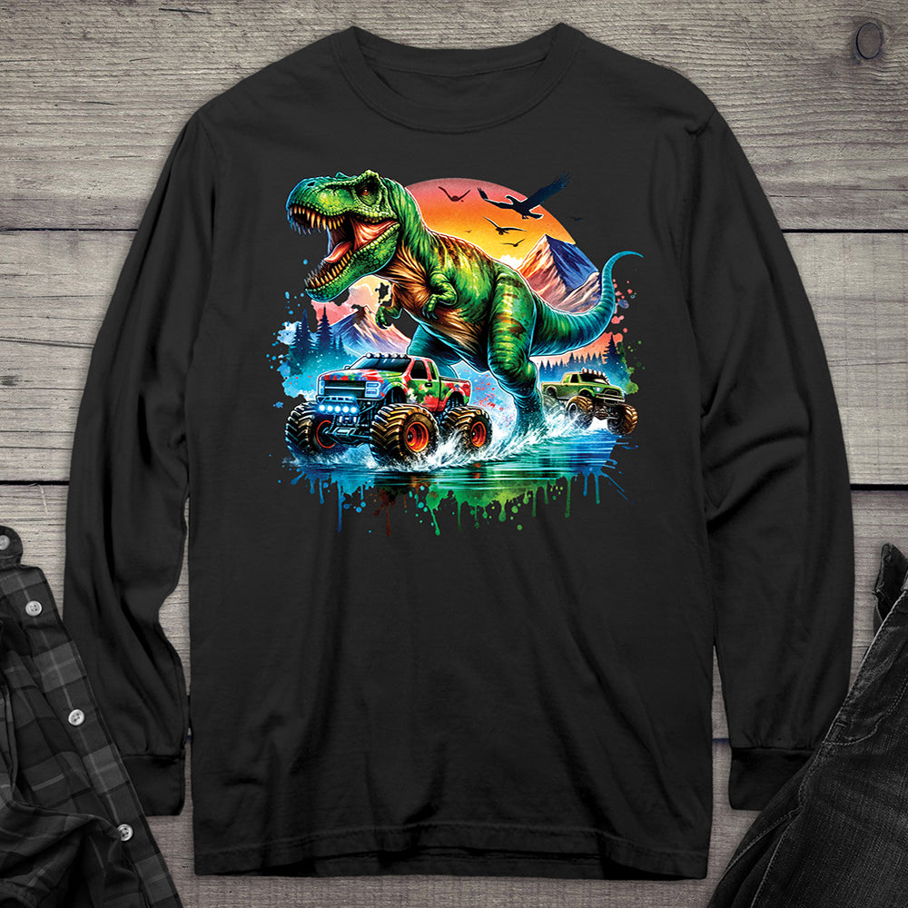 Dinosaur Trucks Long Sleeve Tee