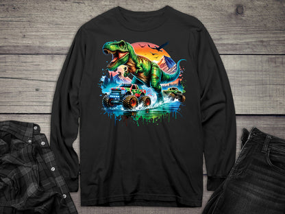Dinosaur Trucks Long Sleeve Tee