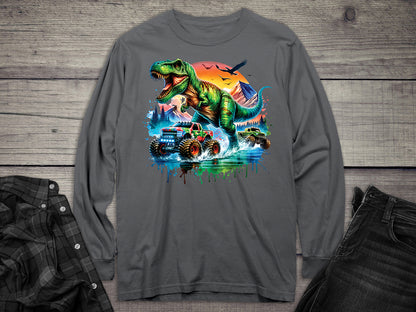 Dinosaur Trucks Long Sleeve Tee