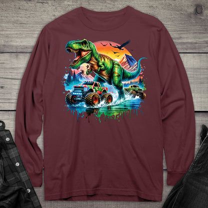 Dinosaur Trucks Long Sleeve Tee