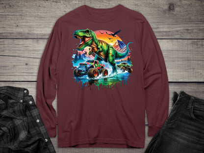 Dinosaur Trucks Long Sleeve Tee