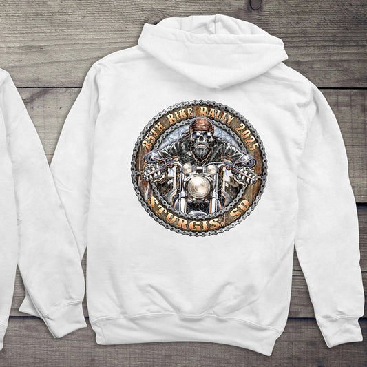 Sturgis Skull Biker Hoodie