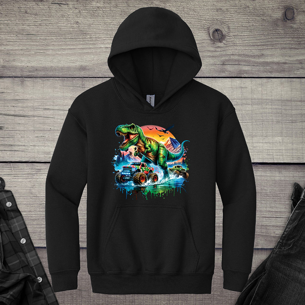 Dinosaur Trucks Youth Hoodie