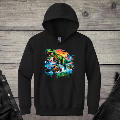 Dinosaur Trucks Youth Hoodie