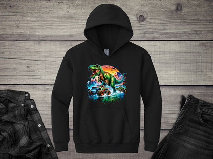 Dinosaur Trucks Youth Hoodie