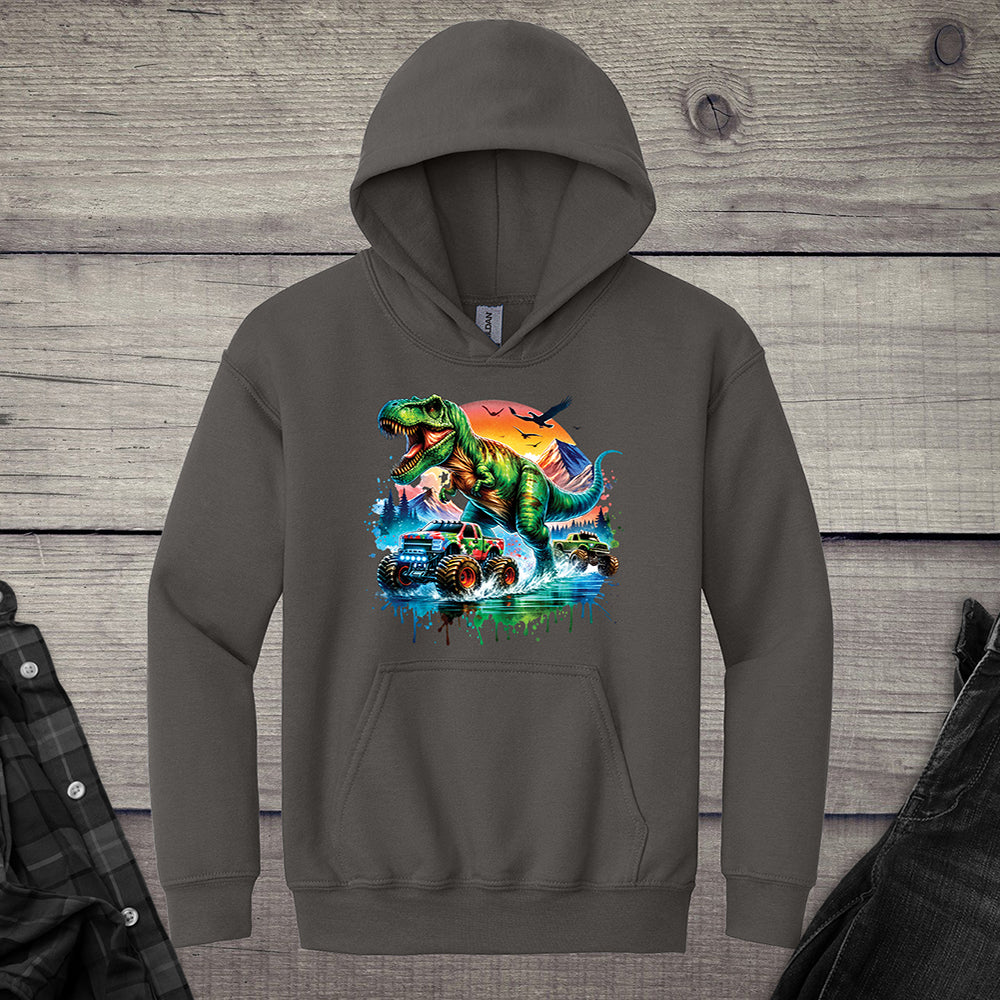 Dinosaur Trucks Youth Hoodie