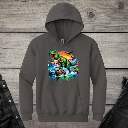 Dinosaur Trucks Youth Hoodie