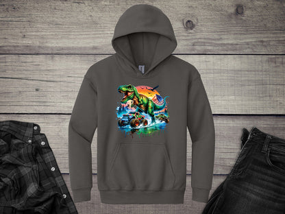 Dinosaur Trucks Youth Hoodie