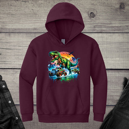 Dinosaur Trucks Youth Hoodie