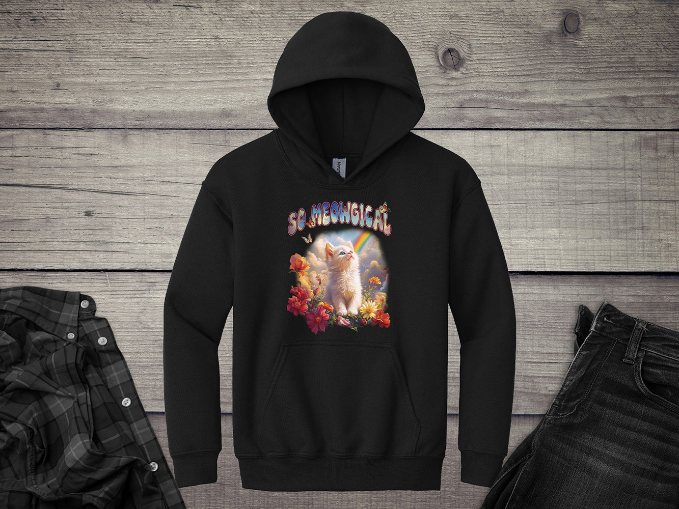 Meowgical Kitten Youth Hoodie