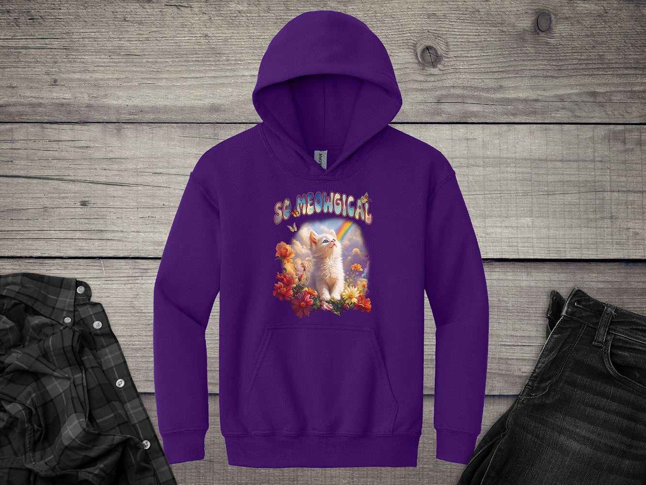 Meowgical Kitten Youth Hoodie