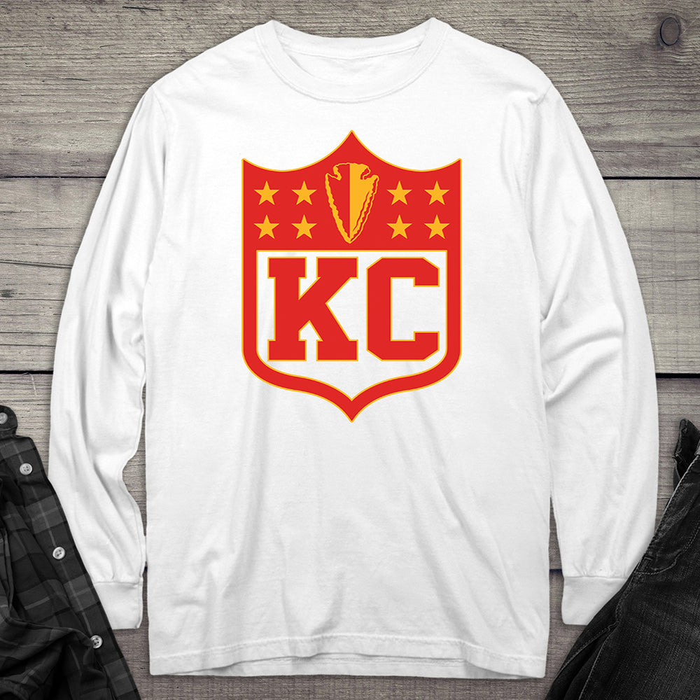 Kansas City Shield Long Sleeve Tee