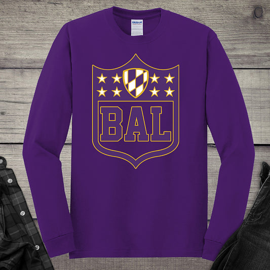 Baltimore Shield Long Sleeve Tee