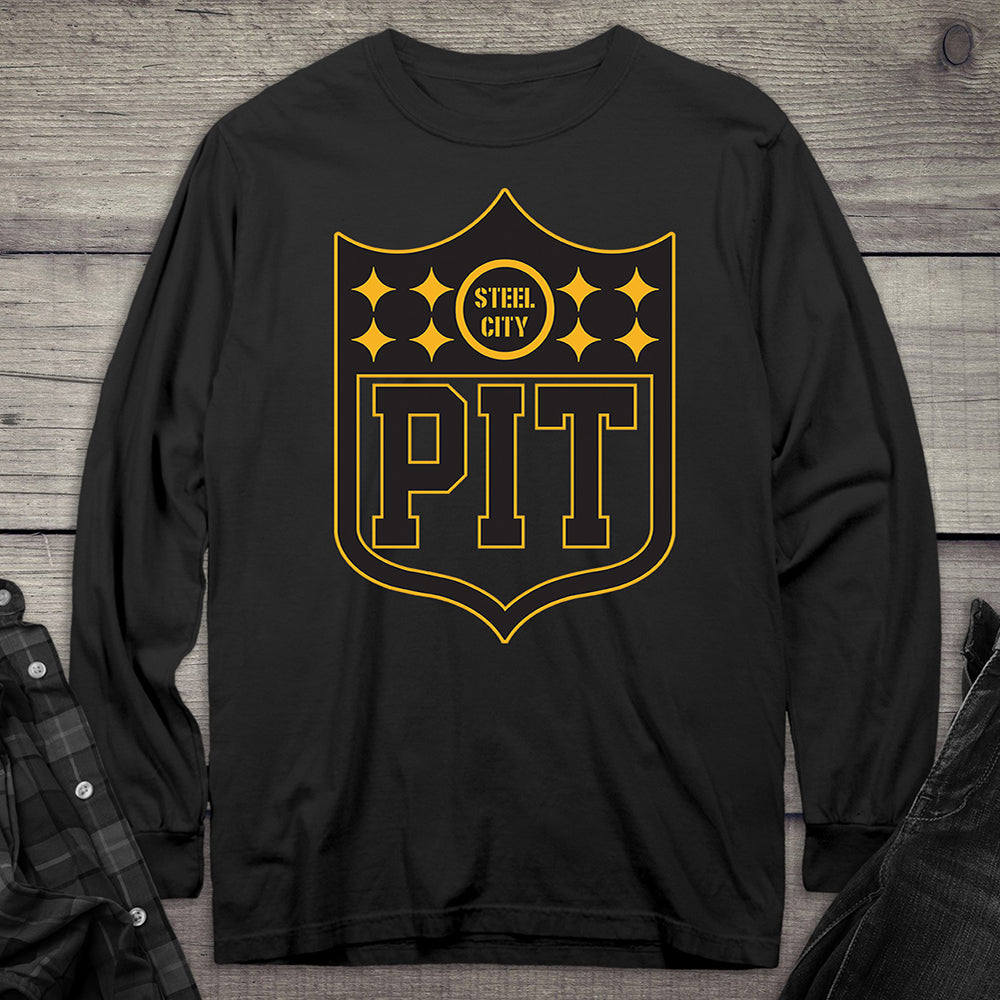 Pittsburgh Shield Long Sleeve Tee