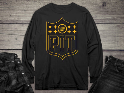 Pittsburgh Shield Long Sleeve Tee