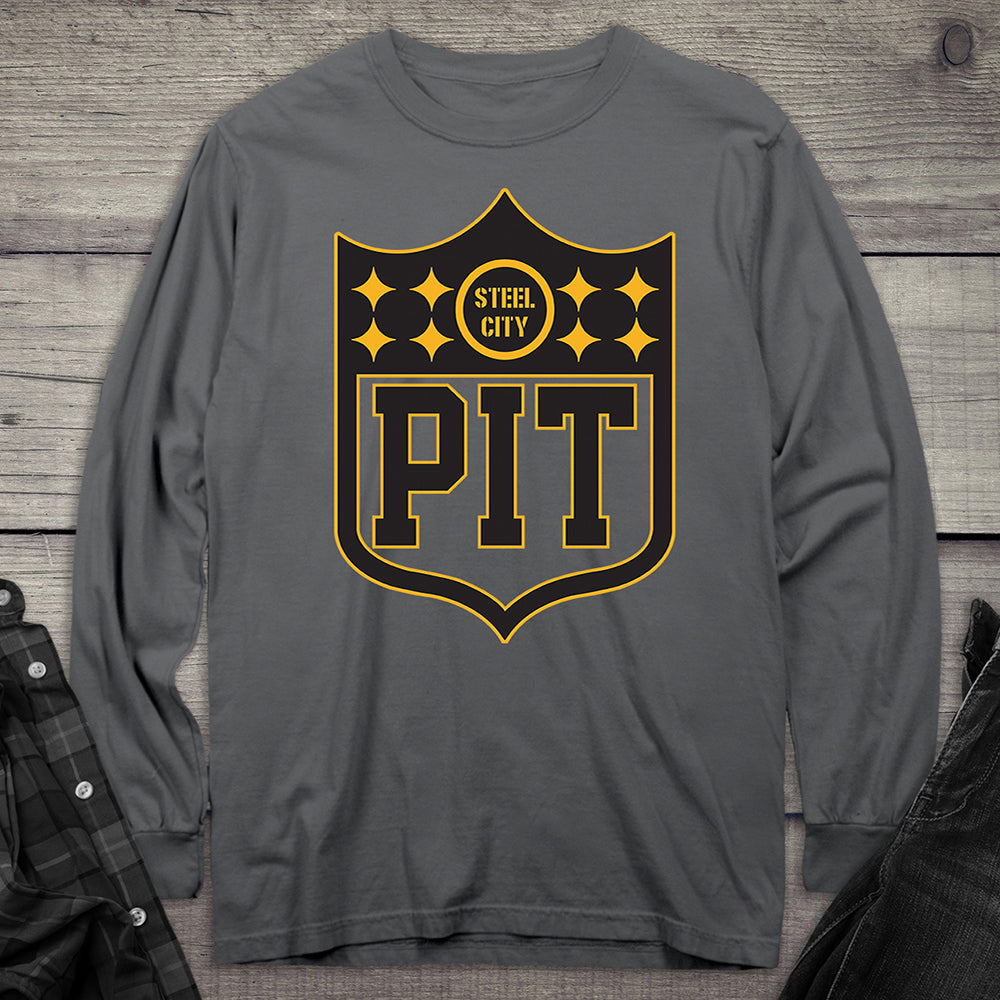 Pittsburgh Shield Long Sleeve Tee