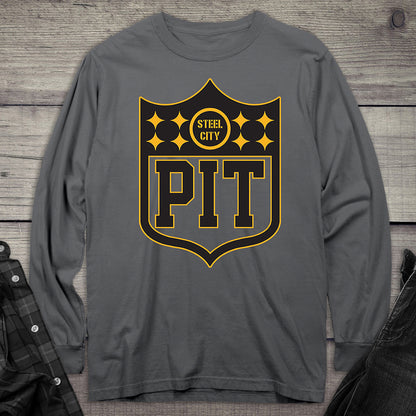 Pittsburgh Shield Long Sleeve Tee