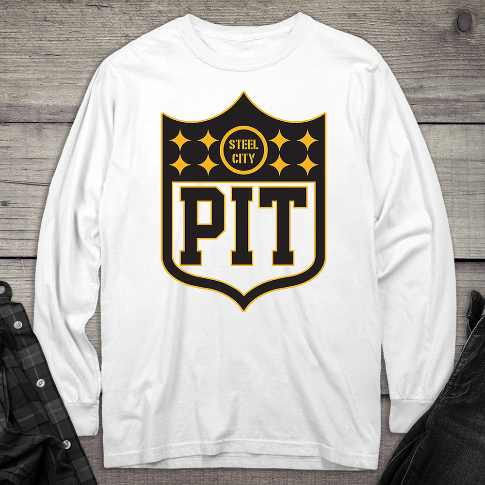 Pittsburgh Shield Long Sleeve Tee