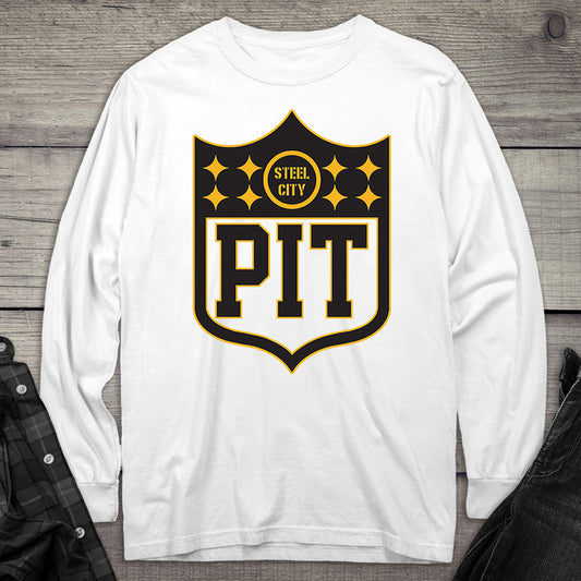 Pittsburgh Shield Long Sleeve Tee