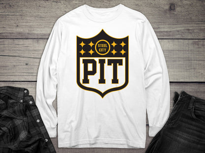 Pittsburgh Shield Long Sleeve Tee
