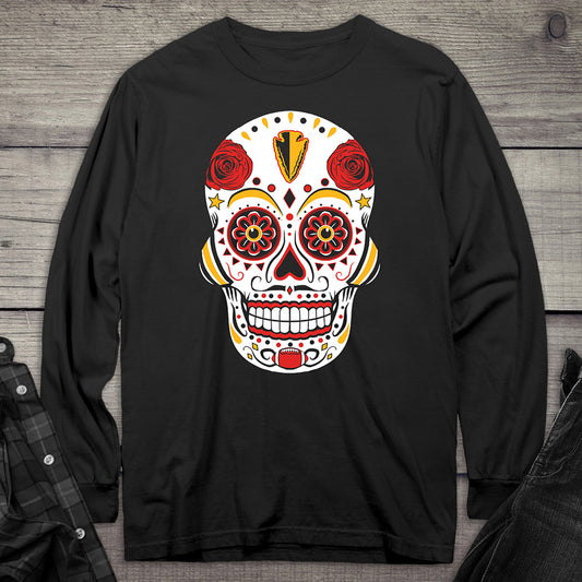 Kansas City Sugar Skull Long Sleeve Tee