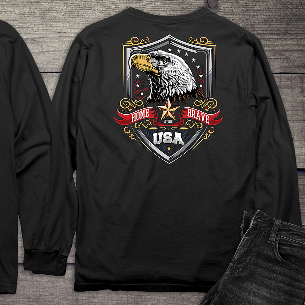 American Eagle Shield Long Sleeve Tee