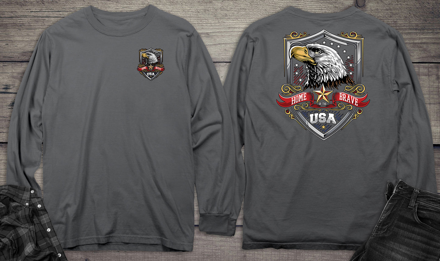 American Eagle Shield Long Sleeve Tee