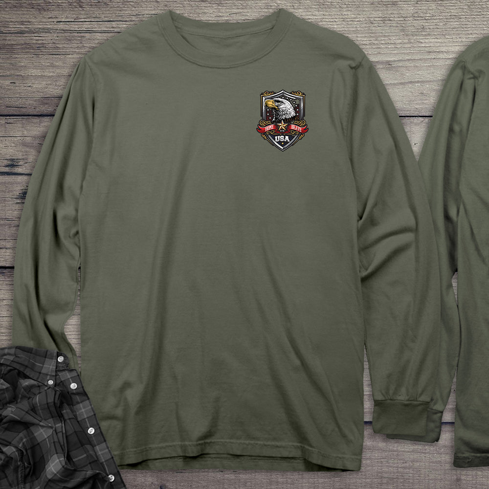 American Eagle Shield Long Sleeve Tee