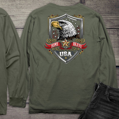 American Eagle Shield Long Sleeve Tee