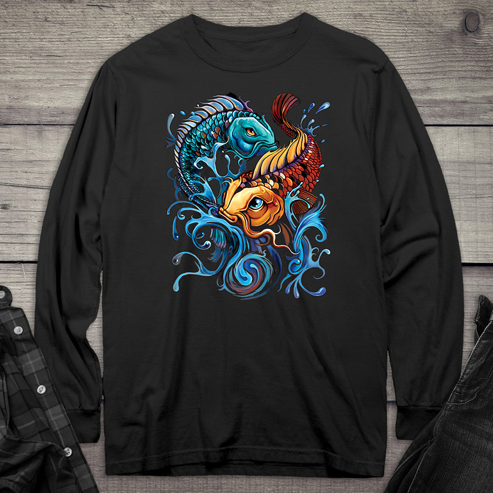 Yin Yang Koi Long Sleeve Tee