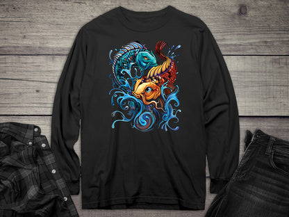 Yin Yang Koi Long Sleeve Tee