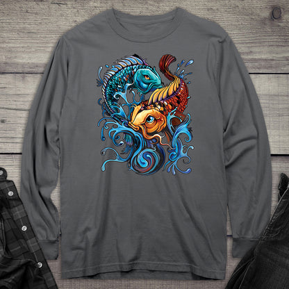 Yin Yang Koi Long Sleeve Tee
