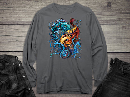 Yin Yang Koi Long Sleeve Tee