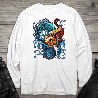 Yin Yang Koi Long Sleeve Tee