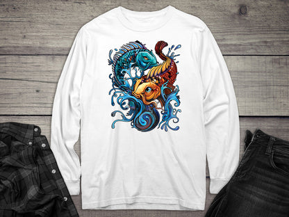 Yin Yang Koi Long Sleeve Tee