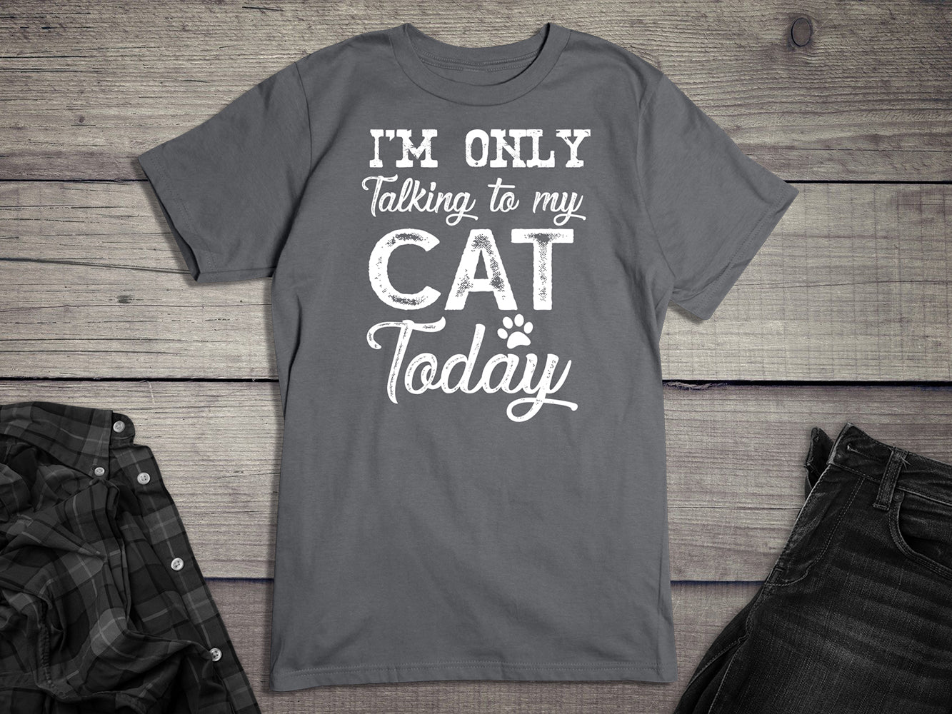 I'm Only Talking To My Cat T-Shirt