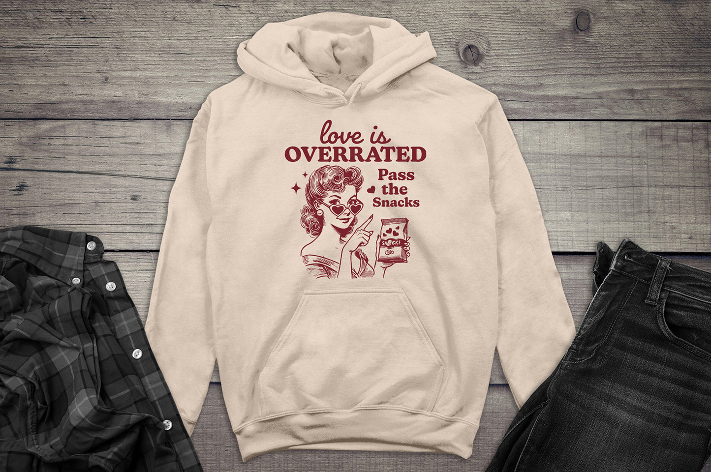 Love is Overrated Hoodie
