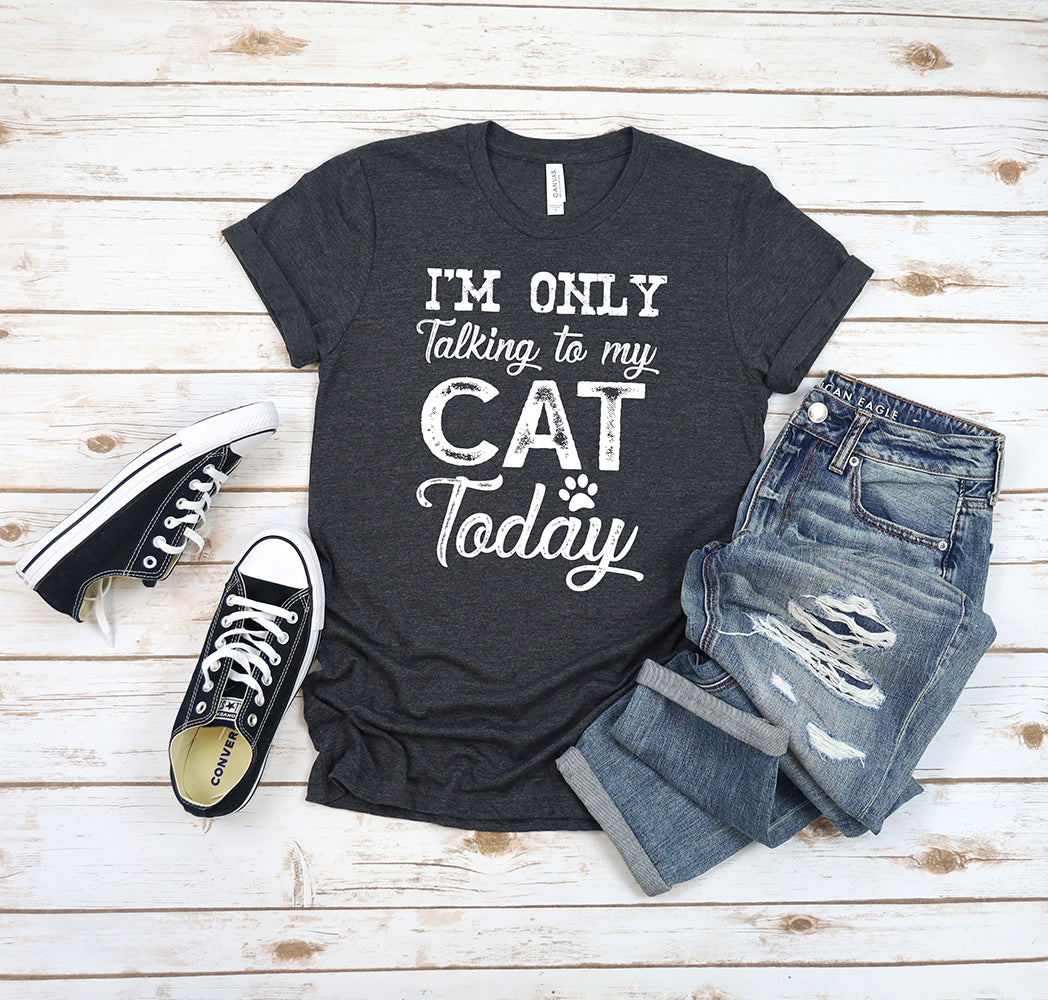 I'm Only Talking To My Cat T-Shirt