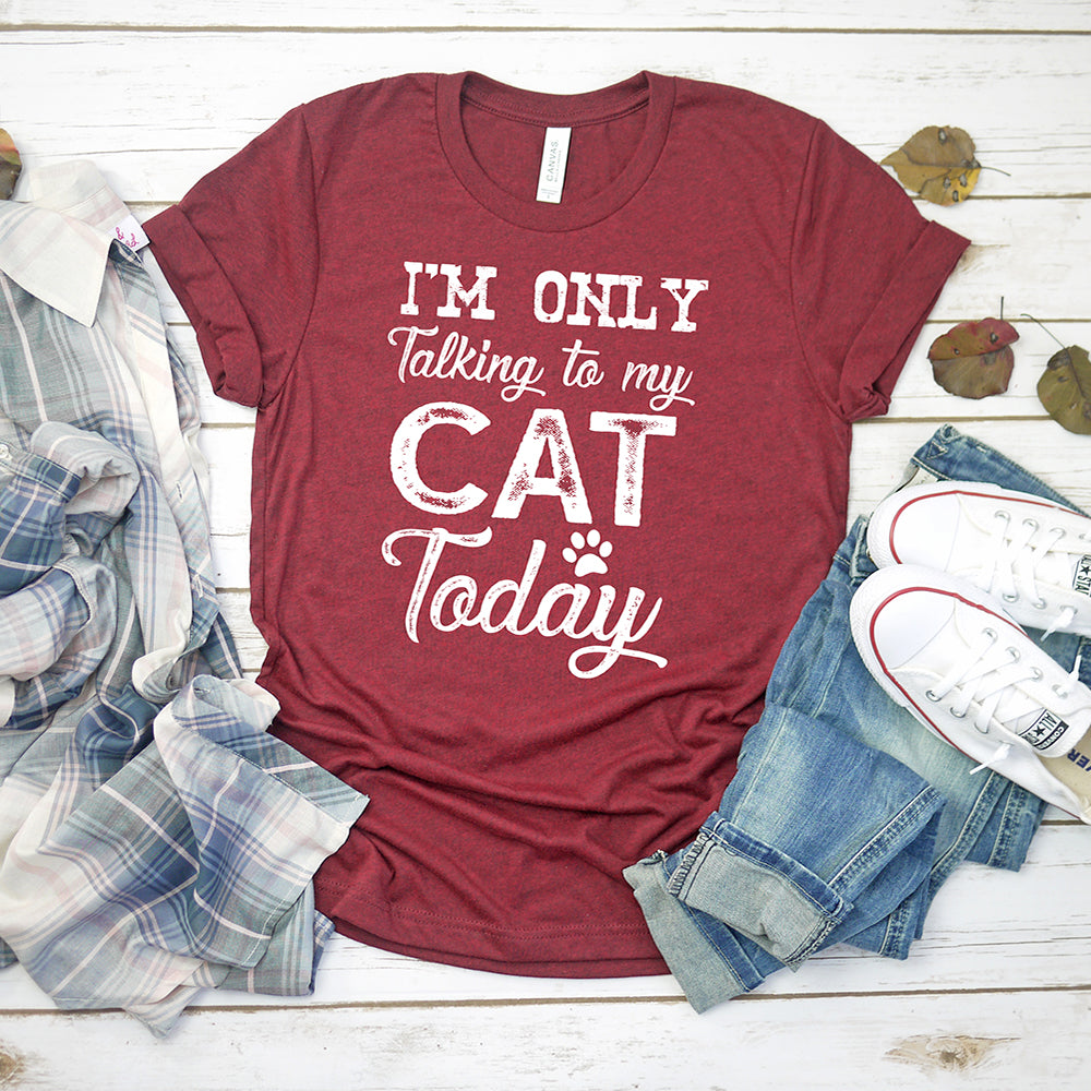 I'm Only Talking To My Cat T-Shirt