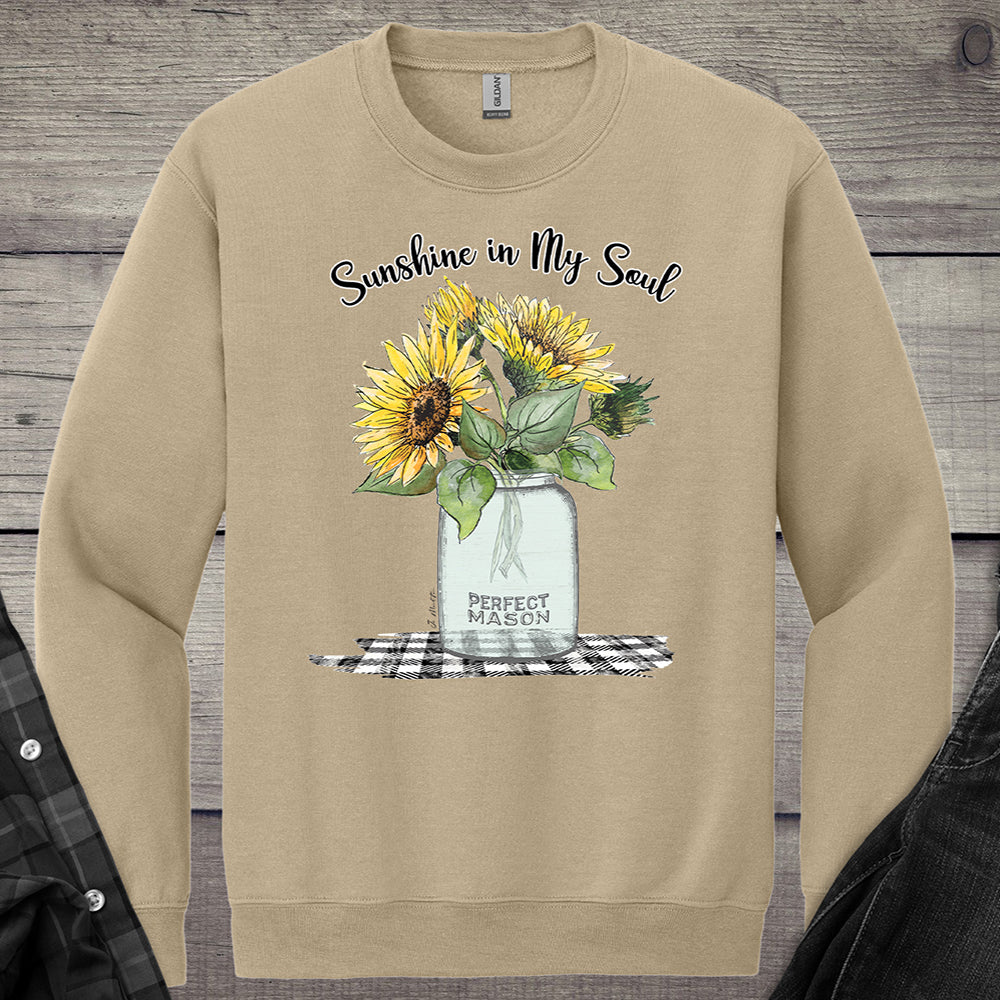 Best Days Sunflowers Crewneck Sweatshirt