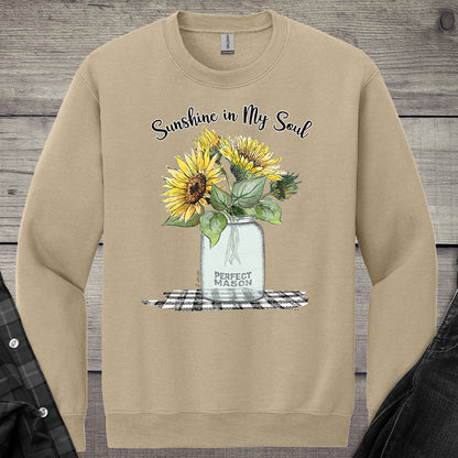 Best Days Sunflowers Crewneck Sweatshirt